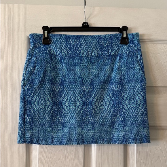 Attyre Dresses & Skirts - Attyre Blue Printed Mini Skort size 6 length 15” waist 30” excellent condition